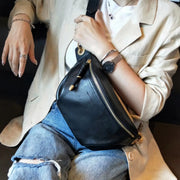 leather shoulder messenger bag - MRSLM