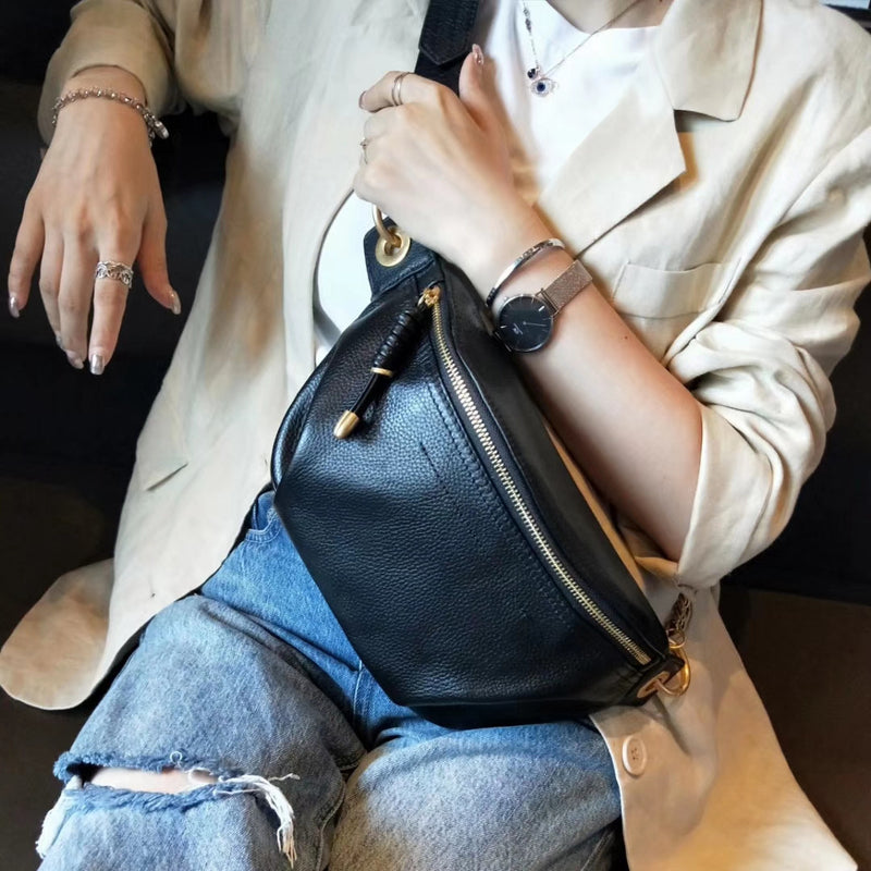 leather shoulder messenger bag - MRSLM