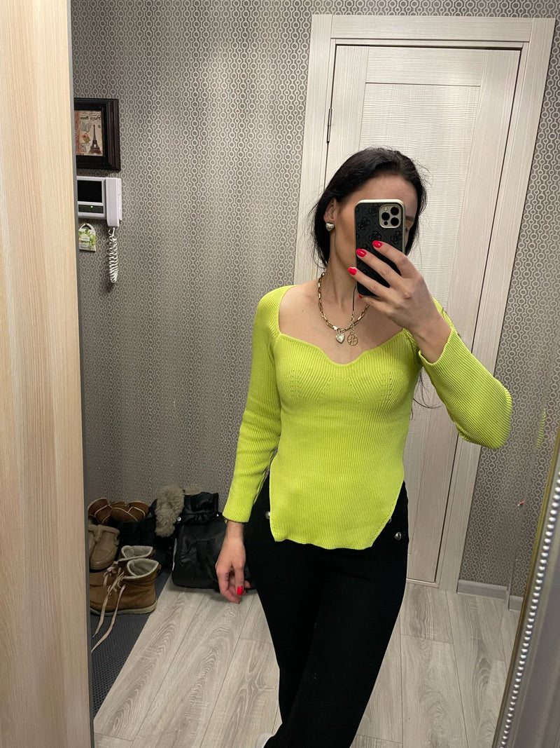 off-neck pullover sweater, view 17 - MRSLM