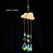 Crystal agate sun catcher wind chime, view 7 - MRSLM