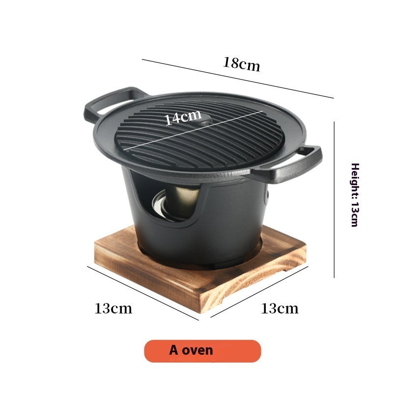 japanese style mini barbecue stove, view 2 - MRSLM