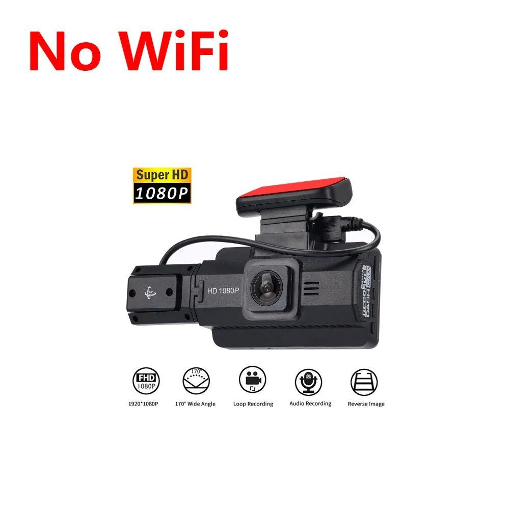 1080P HD Dash Cam with 170° Wide Angle, Night Vision, and G-Sensor