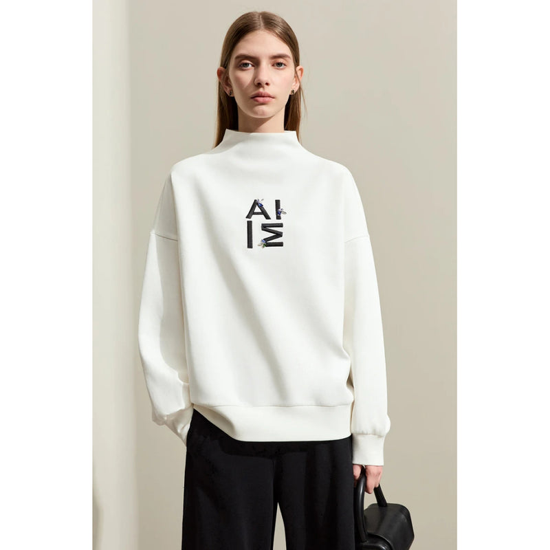 Women's embroidered hoodie, view 2 - MRSLM