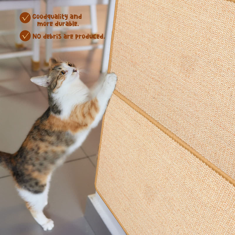 cat scratch sisal mat, view 5 - MRSLM