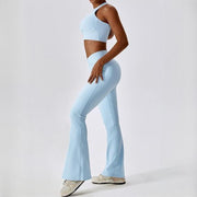 yoga flare leggings, view 9 - MRSLM