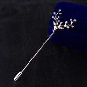 men's small elk brooch pin, view 4 - MRSLM