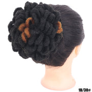 african wig bun drawstring afro hair, view 16 - MRSLM