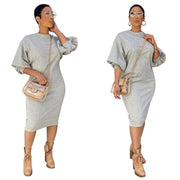 loose sweater dress, view 5 - MRSLM