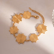gold palace-style bracelet, view 6 - MRSLM