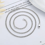 925 silver retro pendant necklace, view 4 - MRSLM