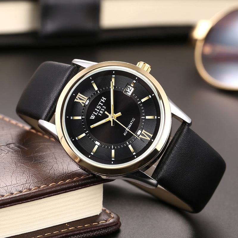 men's automatic mechanical business watch, view 6 - MRSLM