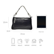 Genuine leather crossbody bag, view 6 - MRSLM