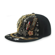 rivet flat brim cap, view 18 - MRSLM
