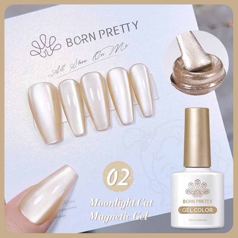 moonlight cat magnetic gel nail polish, view 5 - MRSLM
