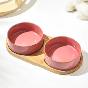 ergonomic ceramic cat and dog bowl, view 11 - MRSLM