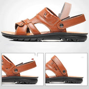 men's genuine leather sandals, view 8 - MRSLM