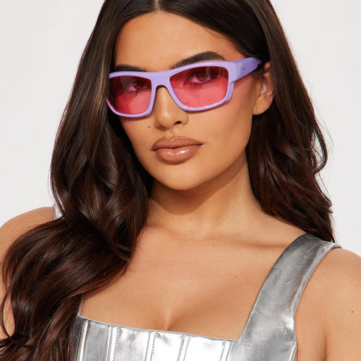 cyberpunk square mirror sunglasses - MRSLM