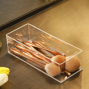 clear acrylic makeup organizer with drawers, view 2 - MRSLM