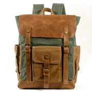 retro canvas backpack, view 10 - MRSLM