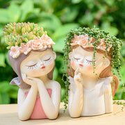 fairy girl planter for succulents - MRSLM