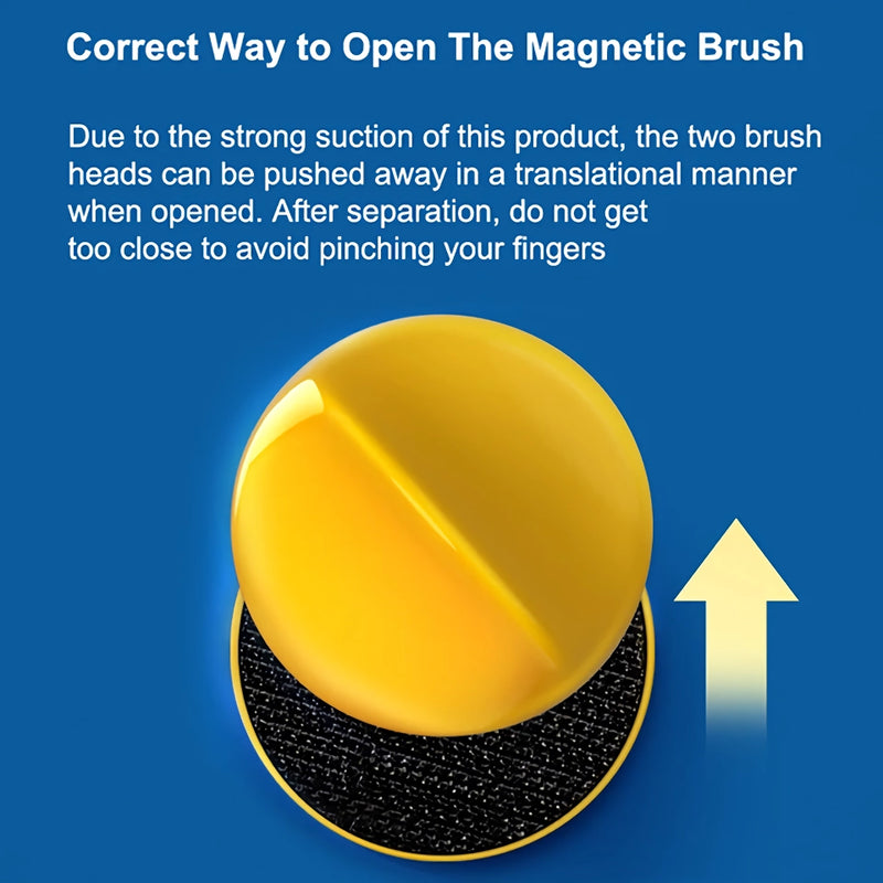 Mini magnetic fish tank brush, view 9 - MRSLM