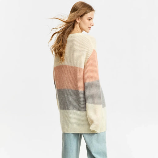 loose-fit raglan sleeve sweater, view 2 - MRSLM