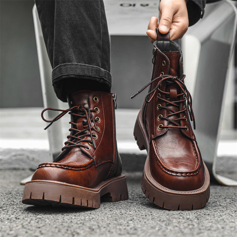 handmade leather ankle boots, view 9 - MRSLM