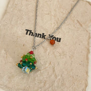 Christmas tree pendant necklace for women, view 5 - MRSLM