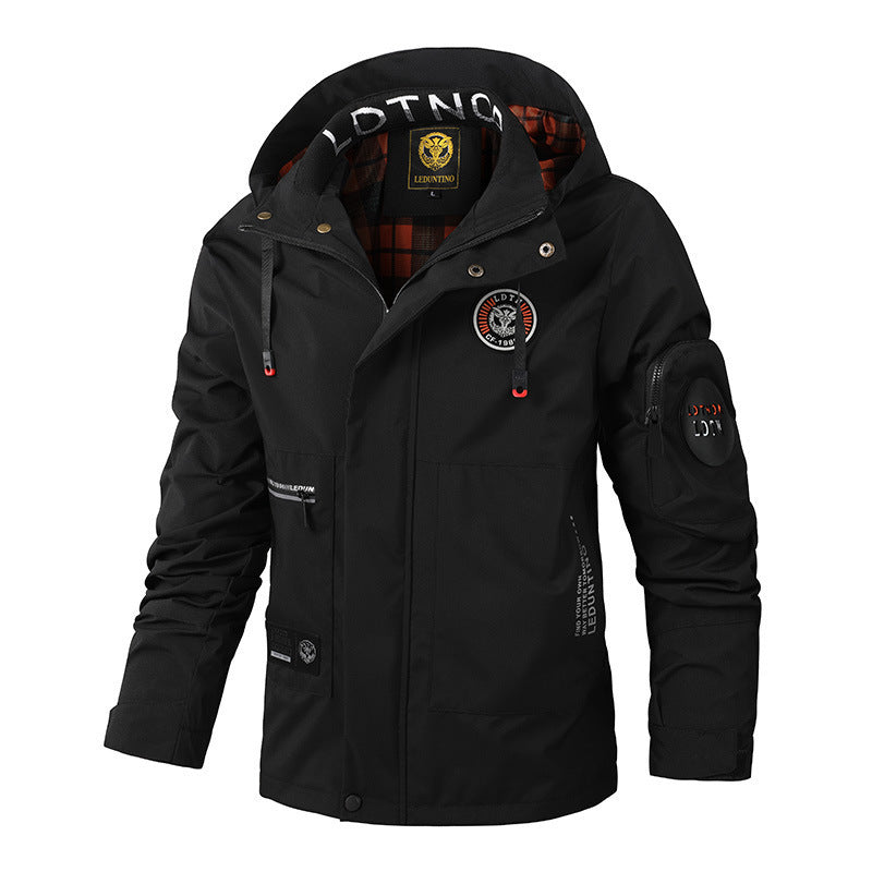 men's hooded jacket, view 2 - MRSLM
