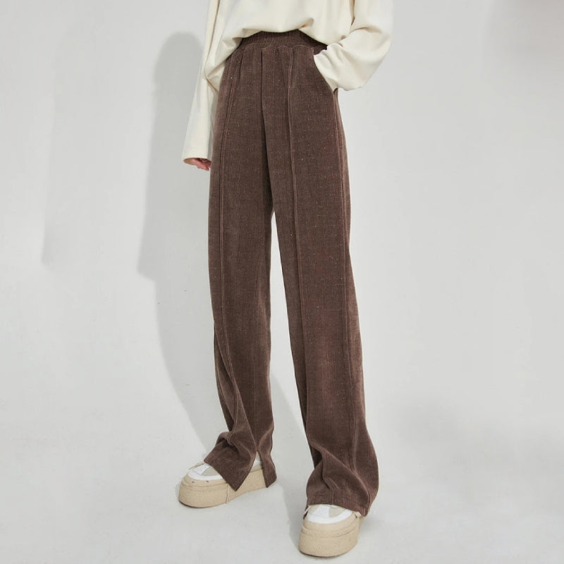 high waist fleece sports pants - MRSLM