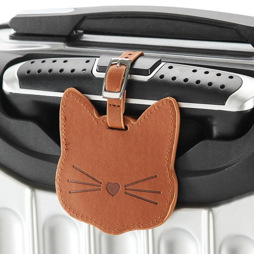 cartoon cat luggage tag - MRSLM