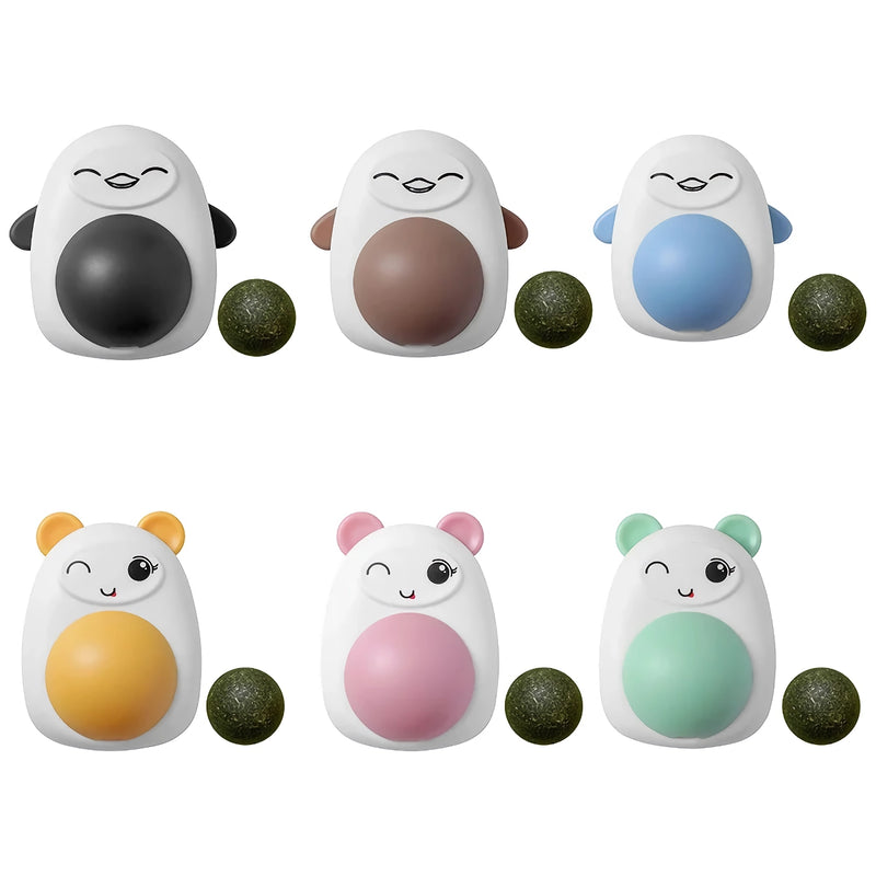 catnip wall ball toy for cats, view 14 - MRSLM