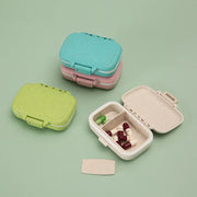 mini portable 3-grids pill organizer box, view 6 - MRSLM