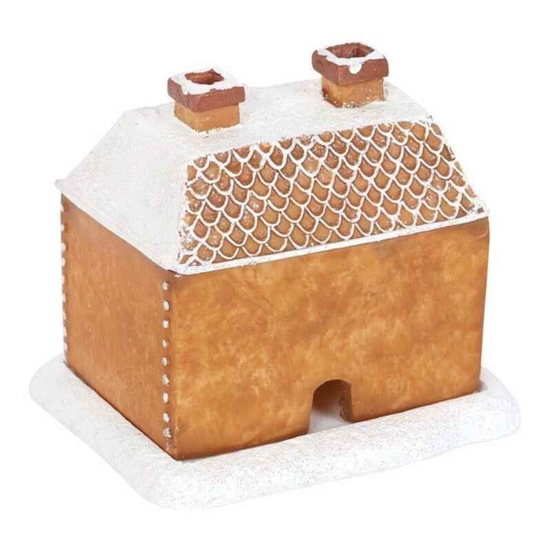 christmas ginger cottage incense burner, view 5 - MRSLM