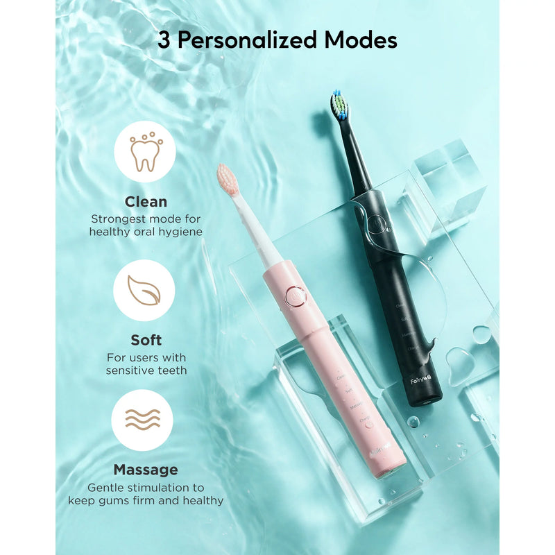 sonic electric toothbrush with 8 heads, view 6 - MRSLM