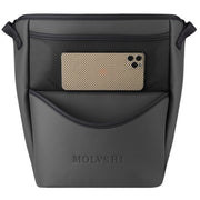 leather car seat organizer with barrier, view 3 - MRSLM