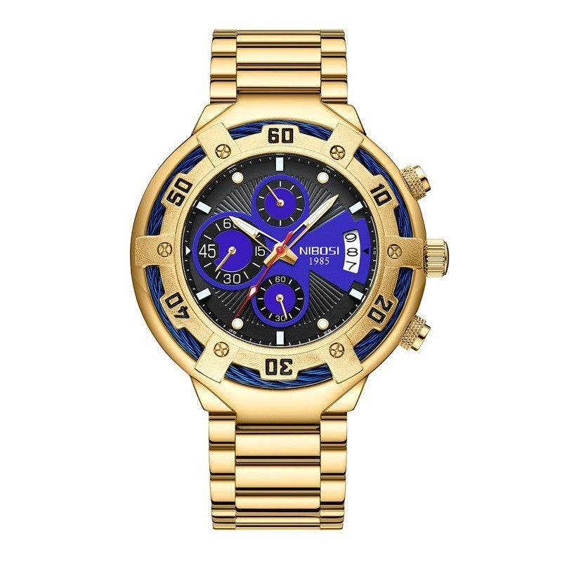 men's multi-function quartz watch, view 7 - MRSLM