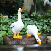 duck figurine sculpture, view 7 - MRSLM