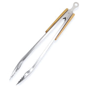 Extra long 18-inch stainless steel BBQ tongs, view 6 - MRSLM