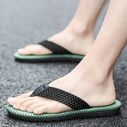 men's casual PU flip-flops, view 2 - MRSLM
