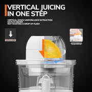 stainless steel electric citrus juicer, view 5 - MRSLM