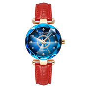 starry dial stainless steel women's watch, view 4 - MRSLM