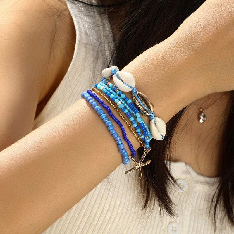 starfish bracelet set, view 3 - MRSLM