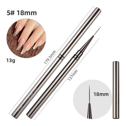 Nail art liner DIY painting brush set, view 4 - MRSLM