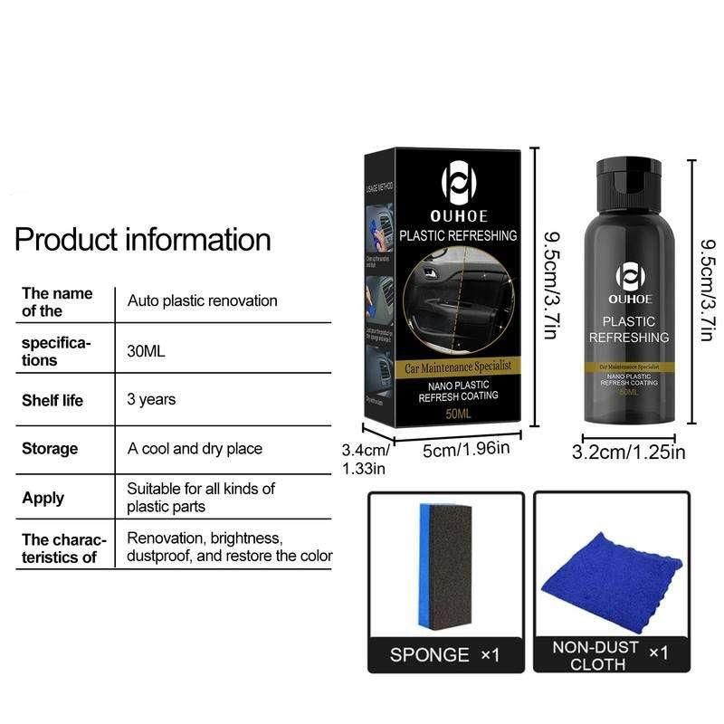 car plastics revitalizing coating agent, view 7 - MRSLM