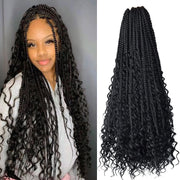 three-strand braid crochet hair - MRSLM