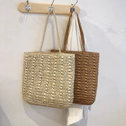 summer straw tote bag, view 8 - MRSLM