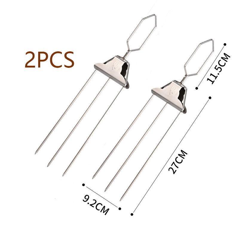 stainless steel bbq rolling basket, view 2 - MRSLM