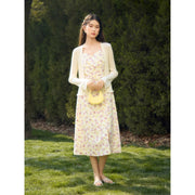 floral suspender dress, view 5 - MRSLM