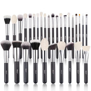 Professional 30PCS black makeup brushes set, view 11 - MRSLM